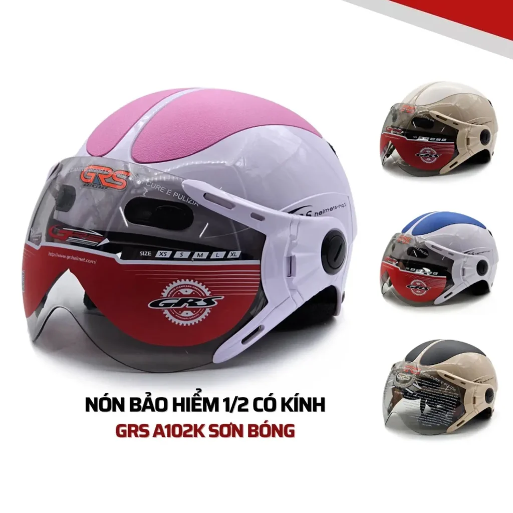 Mũ bảo hiểm 1/2 đầu GRS