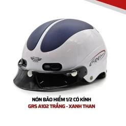 Mũ bảo hiểm nửa đầu GRS HELMETS A102 có lưỡi trai