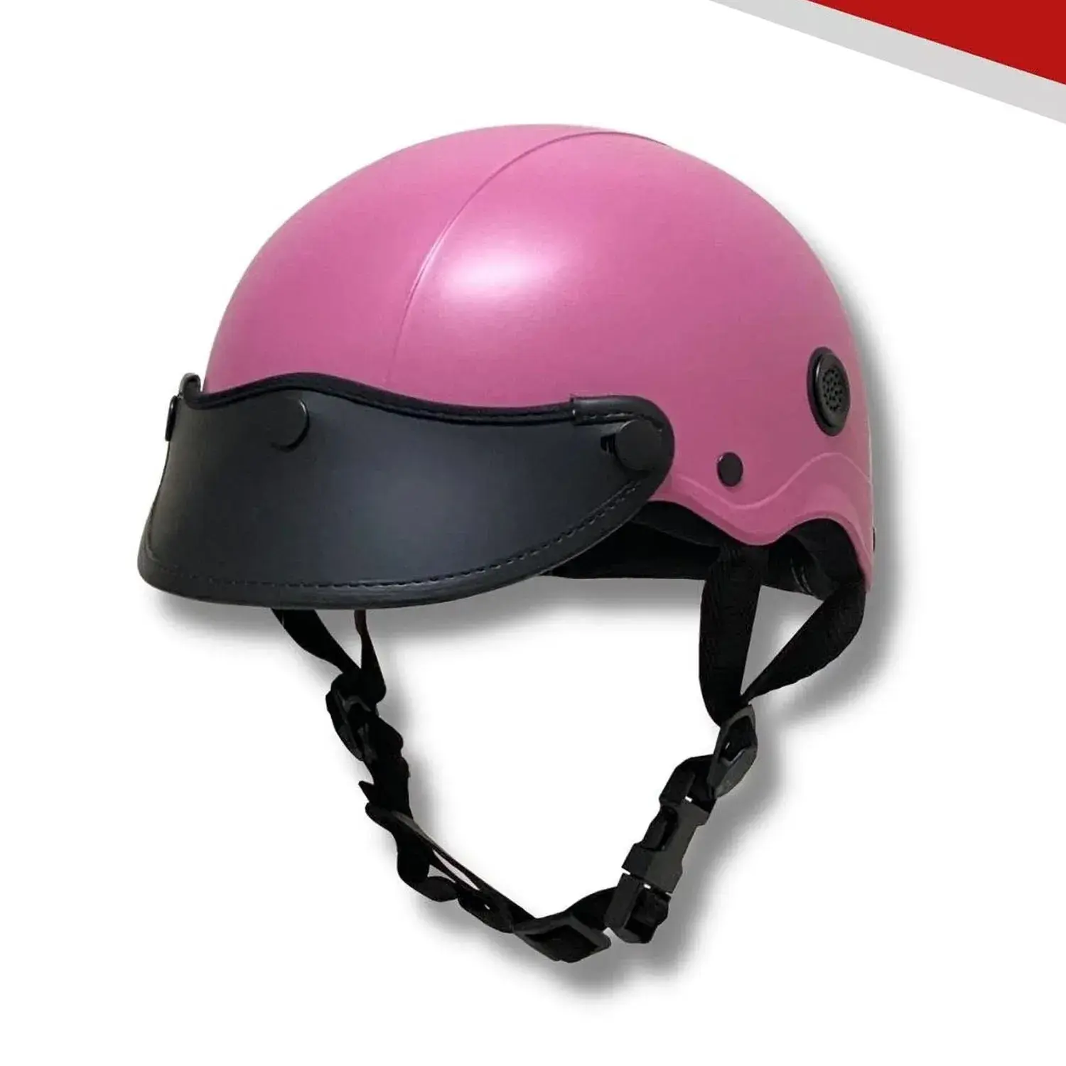 Mũ bảo hiểm nửa đầu Camry có lỗ thông gió, lưỡi trai