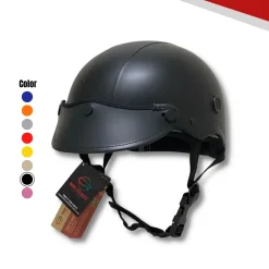 Mũ bảo hiểm nửa đầu Camry có lỗ thông gió, lưỡi trai