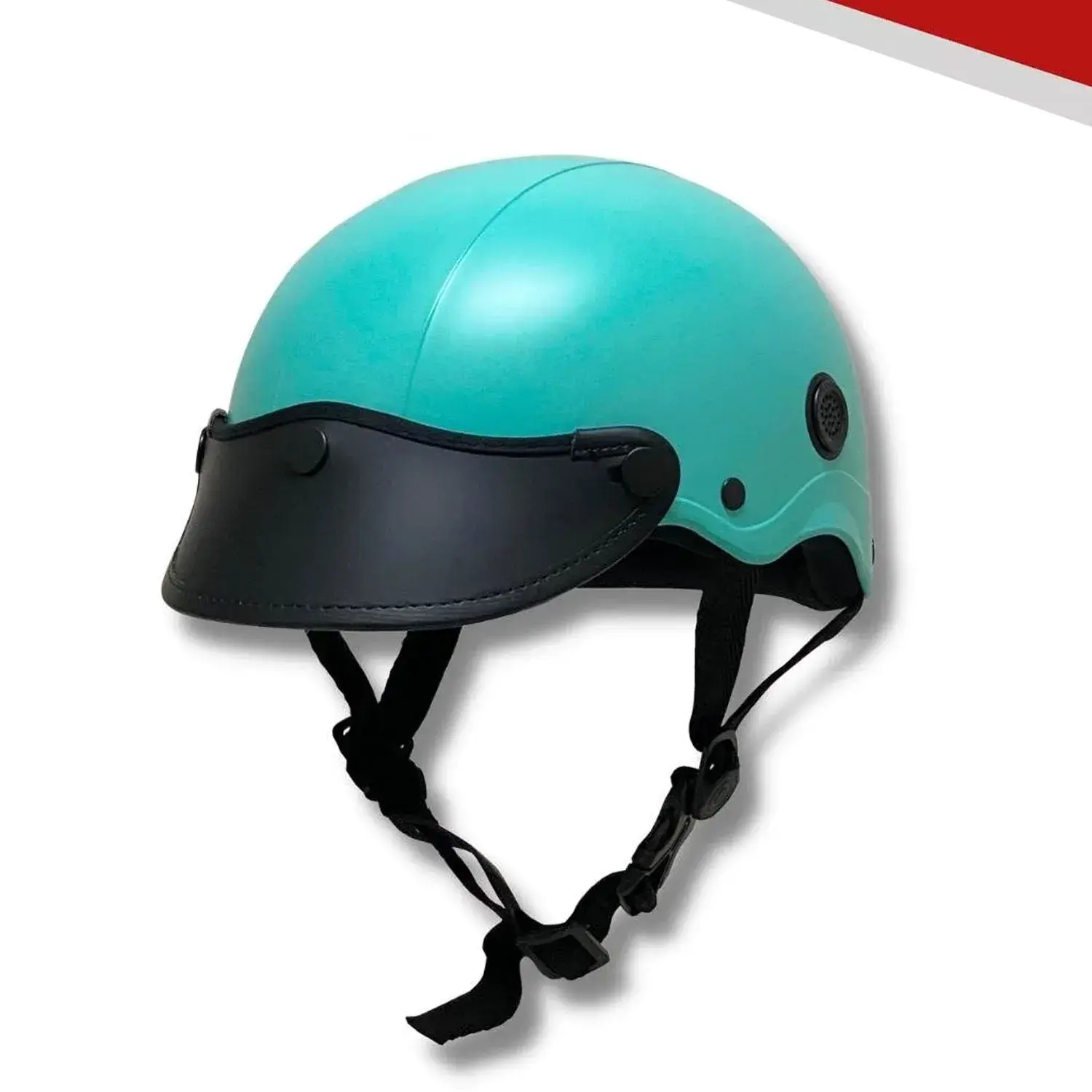 Mũ bảo hiểm nửa đầu Camry có lỗ thông gió, lưỡi trai