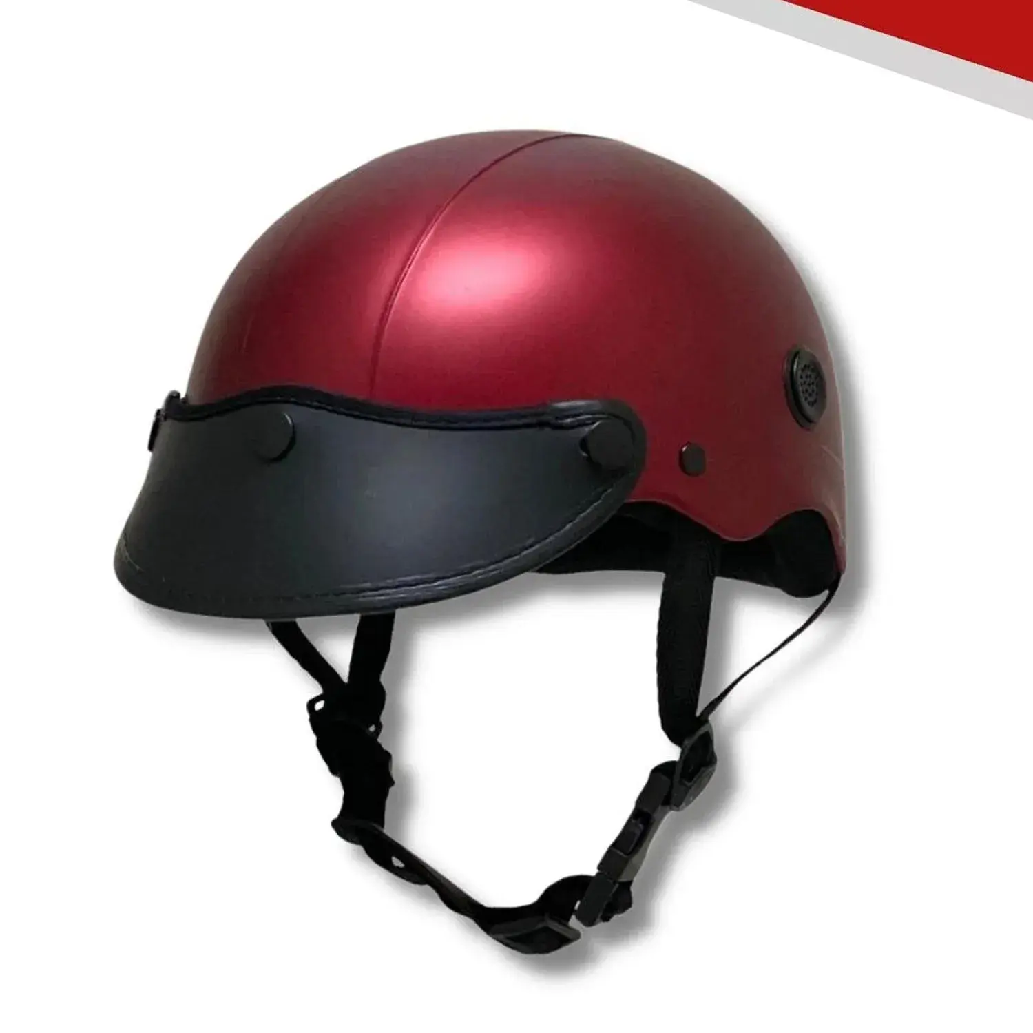 Mũ bảo hiểm nửa đầu Camry có lỗ thông gió, lưỡi trai