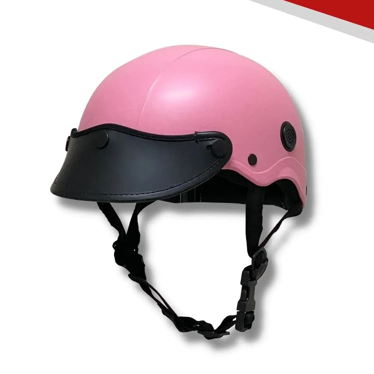 Mũ bảo hiểm nửa đầu Camry có lỗ thông gió, lưỡi trai