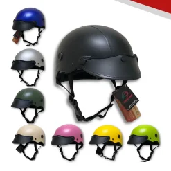 Mũ bảo hiểm nửa đầu Camry có lỗ thông gió, lưỡi trai