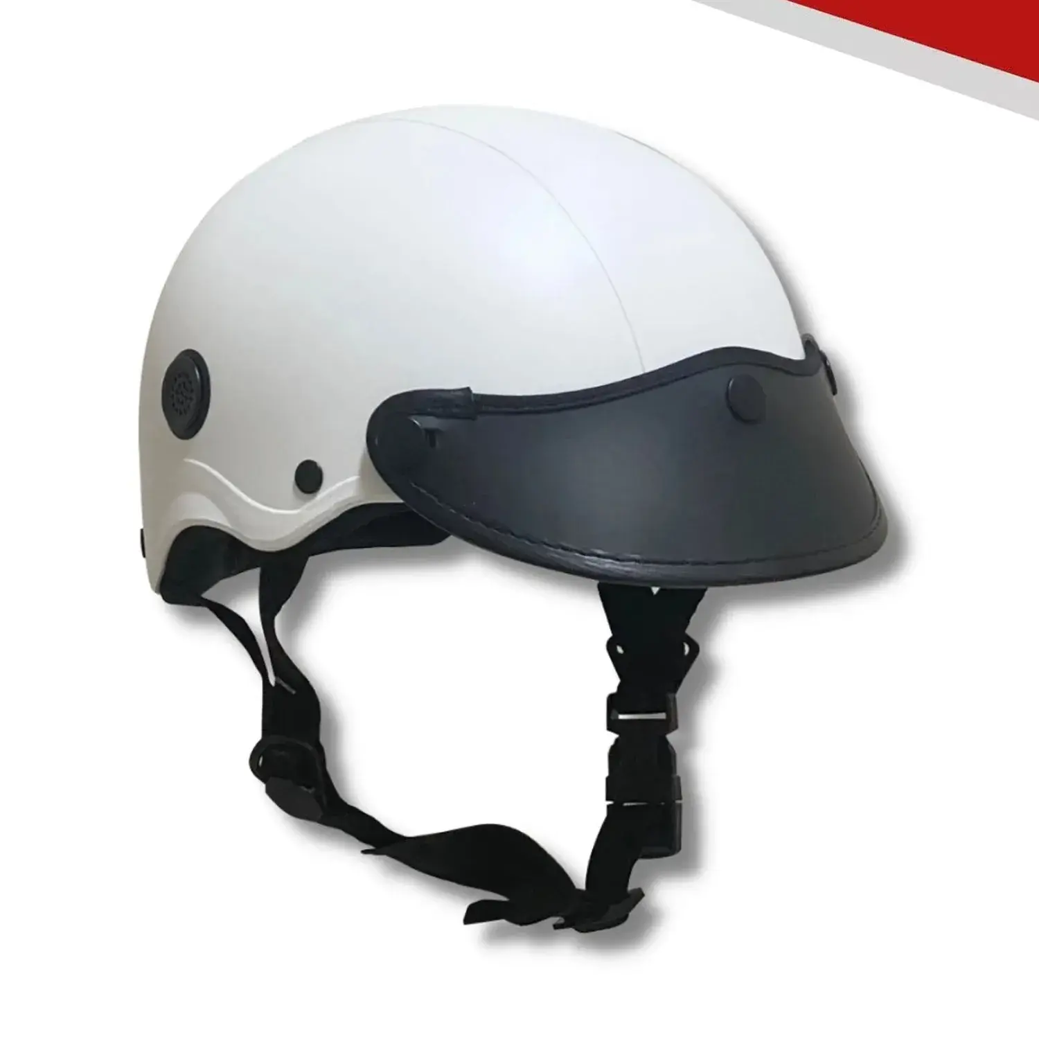 Mũ bảo hiểm nửa đầu Camry có lỗ thông gió, lưỡi trai