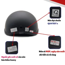 Mũ bảo hiểm nửa đầu CAMRY