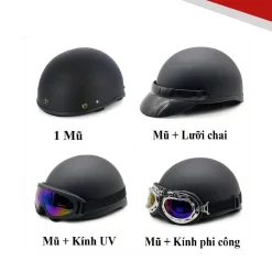 Mũ bảo hiểm nửa đầu CAMRY