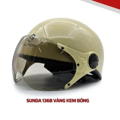 Mũ bảo hiểm nửa đầu có kính SUNDA 136B