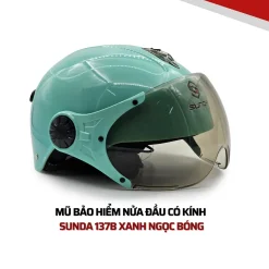 Mũ bảo hiểm nửa đầu có kính SUNDA 137B