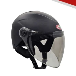 Mũ bảo hiểm nửa đầu có kính dài