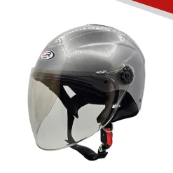 Mũ bảo hiểm nửa đầu có kính dài