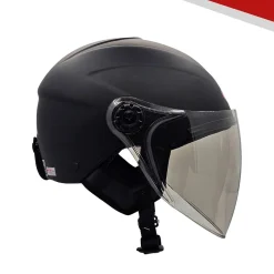 Mũ bảo hiểm nửa đầu có kính dài