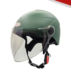 Mũ bảo hiểm nửa đầu có kính dài