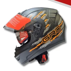 GRO HELMET ST26 chuyên phượt 2 kính