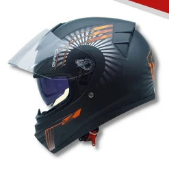 GRO HELMET ST26 chuyên phượt 2 kính