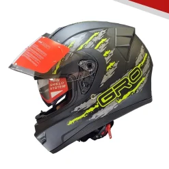 GRO HELMET ST26 chuyên phượt 2 kính