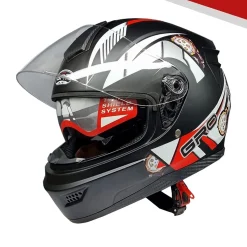 GRO HELMET ST26 chuyên phượt 2 kính