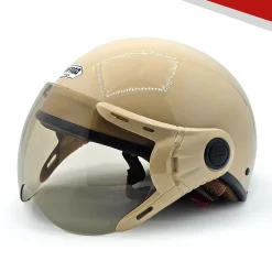 Mũ bảo hiểm 1-2 đầu có kính ANFAGO HELMETS haly