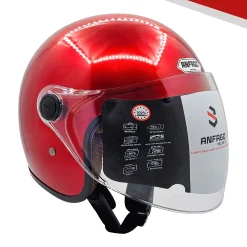 Mũ bảo hiểm 3-4 Anfago 818 kính dài