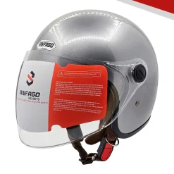 Mũ bảo hiểm 3-4 Anfago 818 kính dài