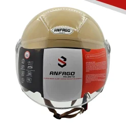 Mũ bảo hiểm 3-4 Anfago 818 kính dài