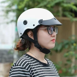 Mũ bảo hiểm nửa đầu Camry sơn nhúng cao cấp, thời trang trẻ trung