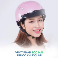 Mũ bảo hiểm nửa đầu Protec Rosa RLW
