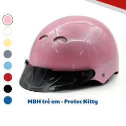 Mũ bảo hiểm nửa đầu cho bé Protec Kitty