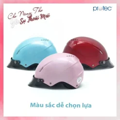 Mũ bảo hiểm nửa đầu không kính Protec VIC