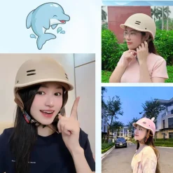 Nón Bảo Hiểm nửa đầu cá heo thời trang CAMRY HELMETS