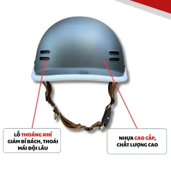 Nón Bảo Hiểm nửa đầu cá heo thời trang CAMRY HELMETS