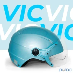 Nón bảo hiểm 1-2 đầu có kính Protec VIC