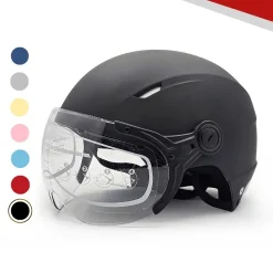 Nón bảo hiểm 1-2 đầu có kính Protec VIC