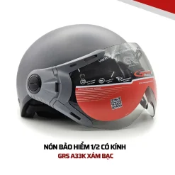Nón bảo hiểm nửa đầu có kính GRS HELMETS A33K