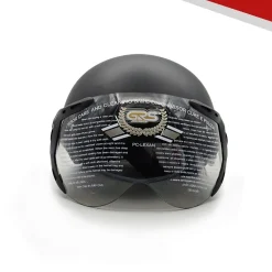 Nón bảo hiểm nửa đầu có kính GRS HELMETS A33K