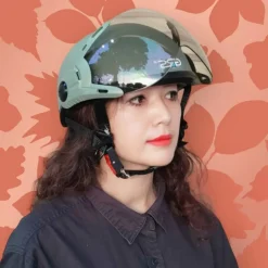 Nón bảo hiểm nửa đầu có kính GRS HELMETS A33K
