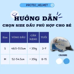 Nón Bảo Hiểm Trẻ Em Nửa Đầu Protec KITTY, Họa Tiết Nữ Hoàng Băng Giá Elsa