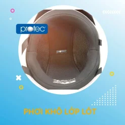 Nón bảo hiểm trẻ em 1/2 đầu có kính Protec Kitty, họa tiết nữ hoàng băng giá Frozen
