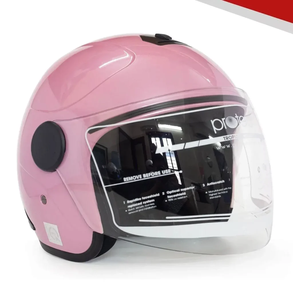 Mũ bảo hiểm 3/4 có kính Protec MO-001