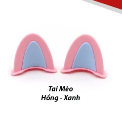 Tai mèo gắn mũ bảo hiểm