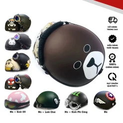 nón 12 Camry họa tiết cute