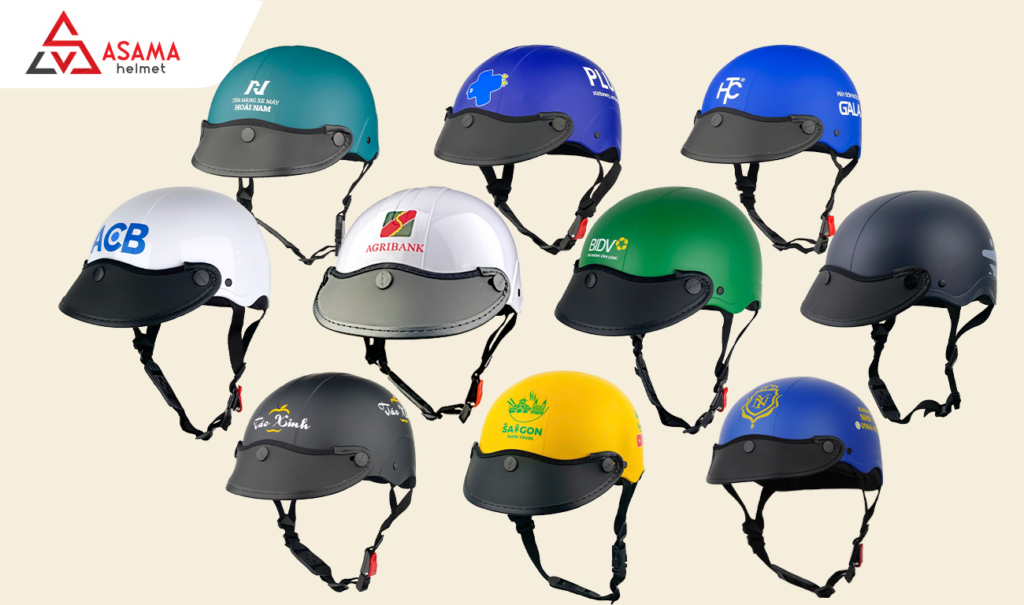 ASAMA Helmet | Nhà cung cấp và in logo nón bảo hiểm chất lượng uy tín
