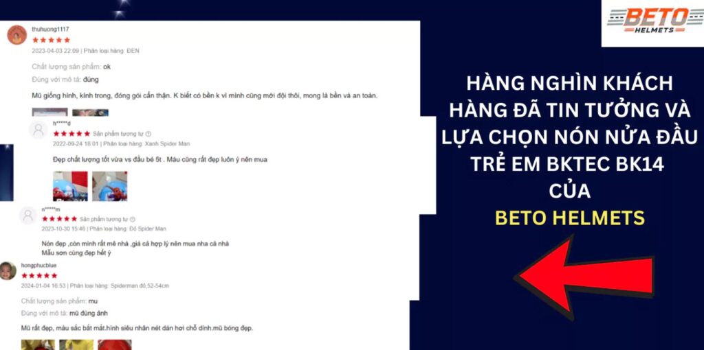 Mũ bảo hiểm cho bé BKtec BK14