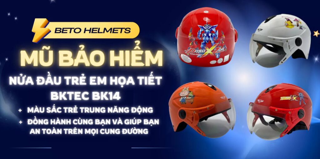 Mũ bảo hiểm cho bé BKtec BK14