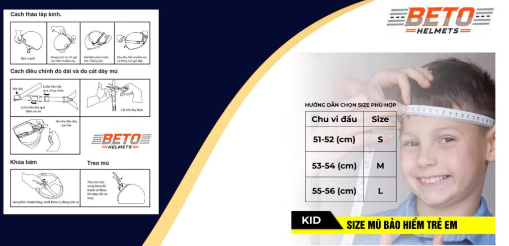 Mũ bảo hiểm cho bé BKtec BK14