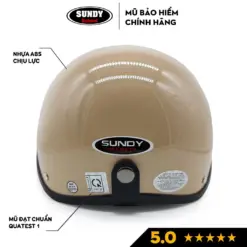Nón bảo hiểm nửa đầu SUNDY HP01K