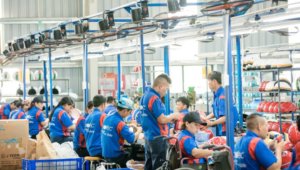 Protec có nhà xưởng sản xuất mũ bảo hiểm số lượng lớn chuyên nghiệp.