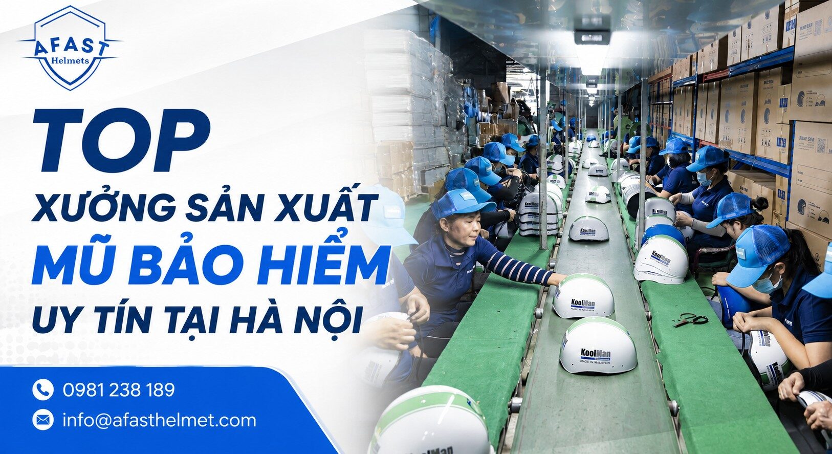 xuong sx mu bao hiem qua tang